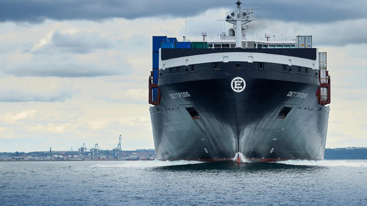 Frachter Detifoss Foto Eimskip