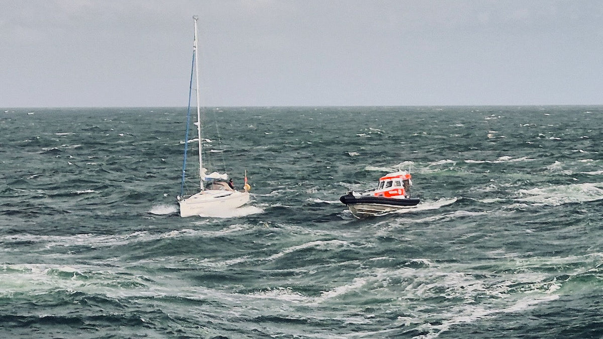 Seenotretter Einsatz vor Helgoland