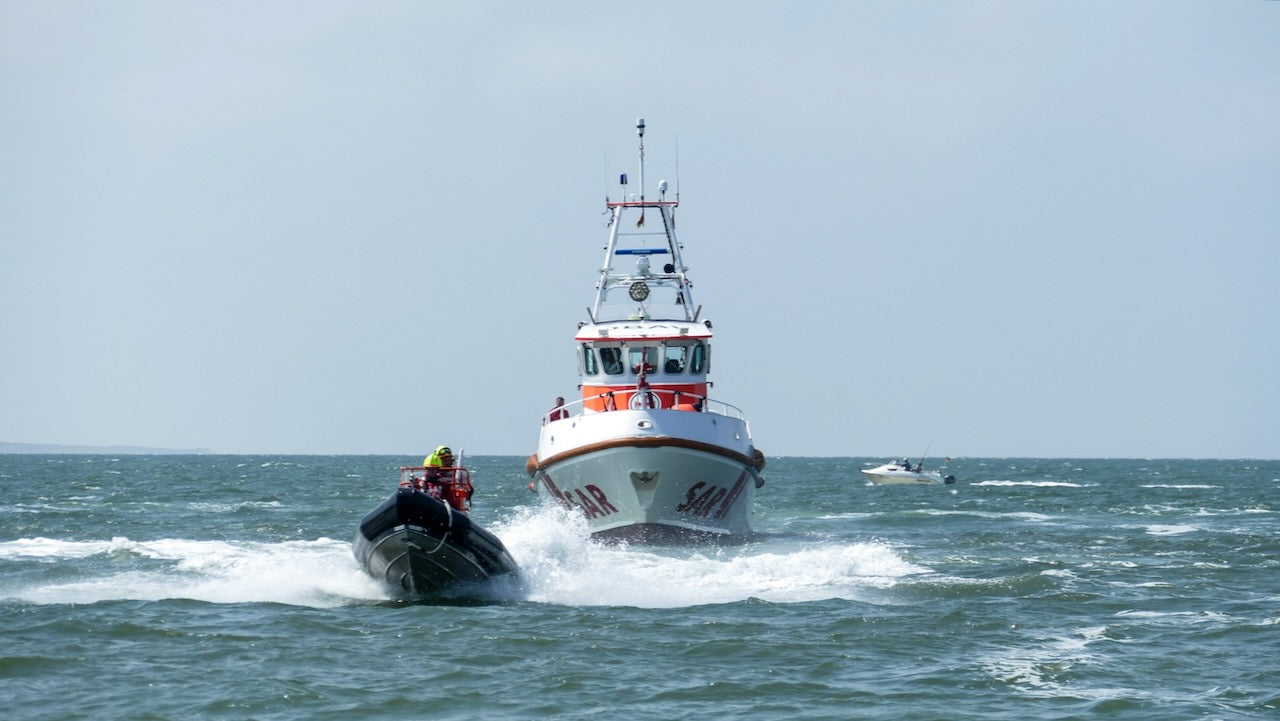 Seenotretter vor Norderney. Foto: Seenotretter