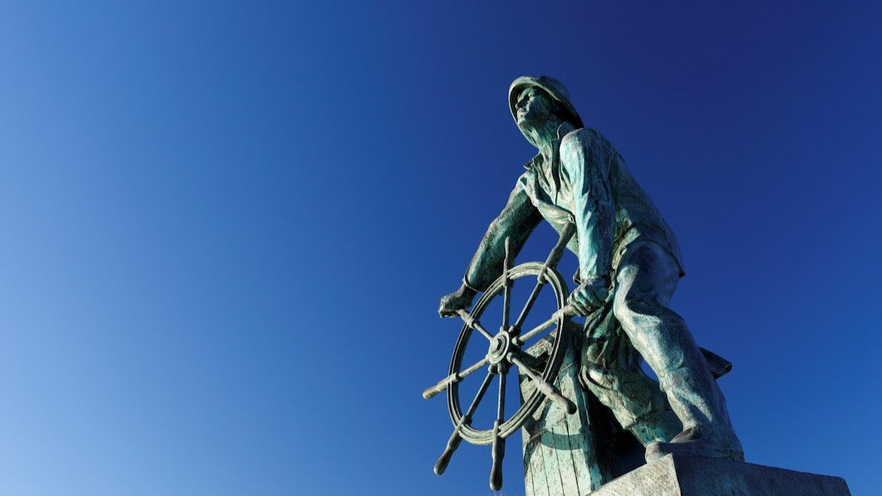 Statue für tote Fischer in Gloucester