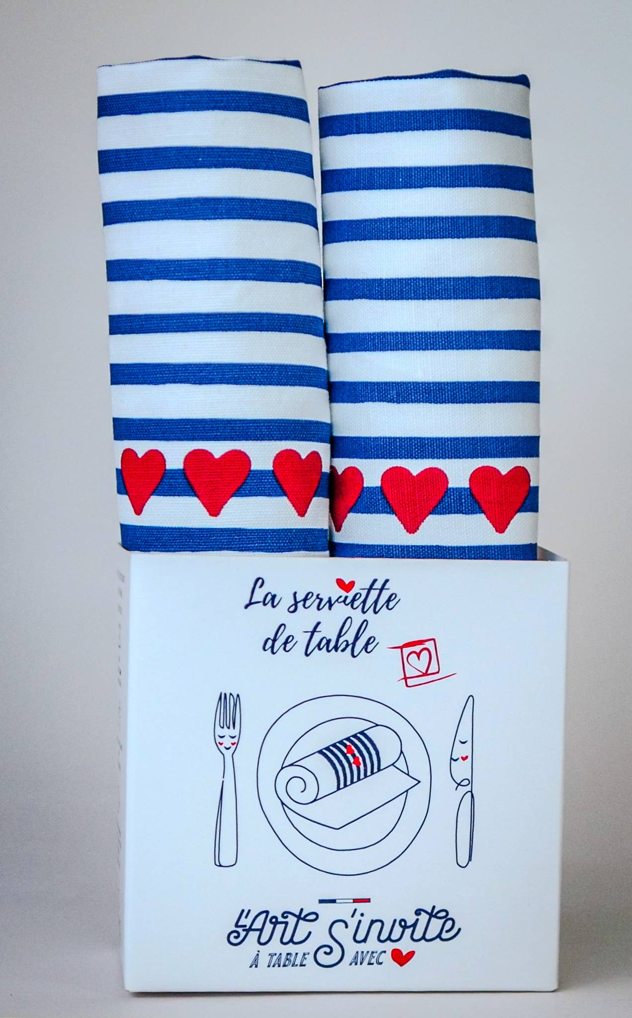 Serviette Amour en Mer