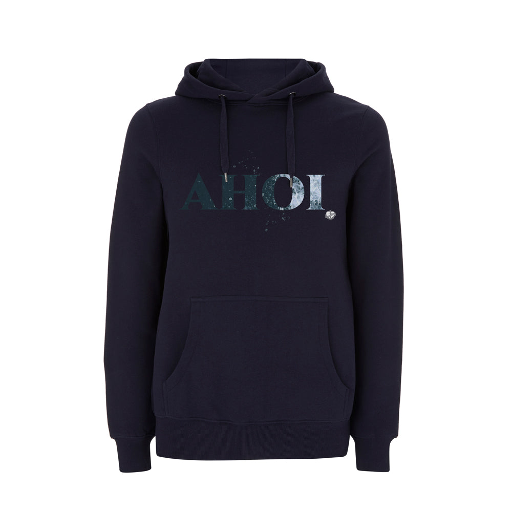 Kapuzenpullover AHOI Navy | ankerherz.de
