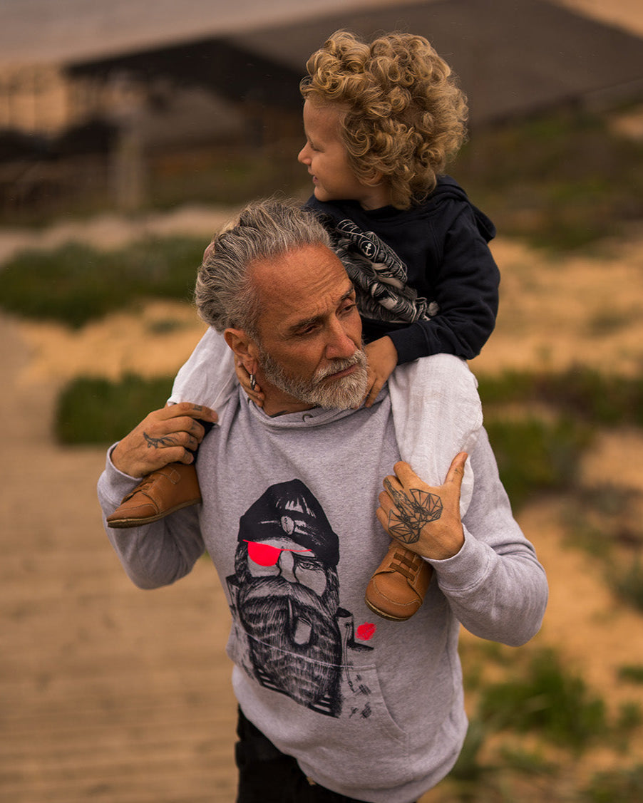 Kapuzenpullover Seemann pink - Ankerherz Verlag