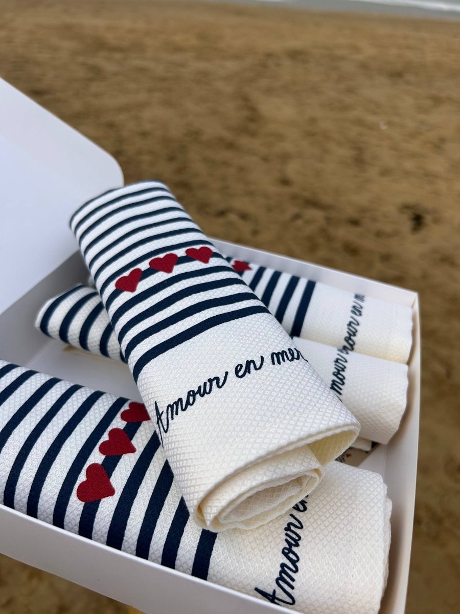 Serviette Amour en Mer - Ankerherz Verlag