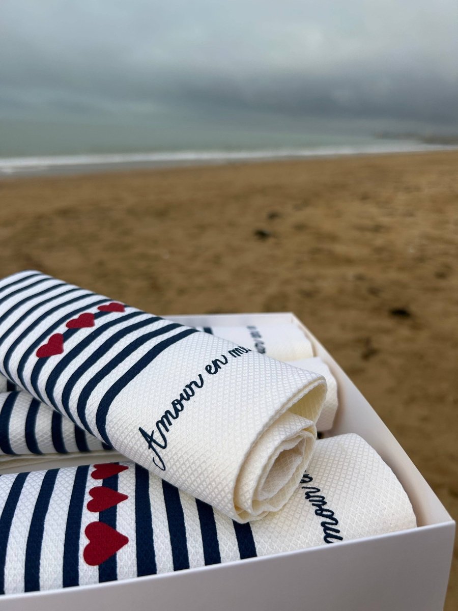 Serviette Amour en Mer - Ankerherz Verlag