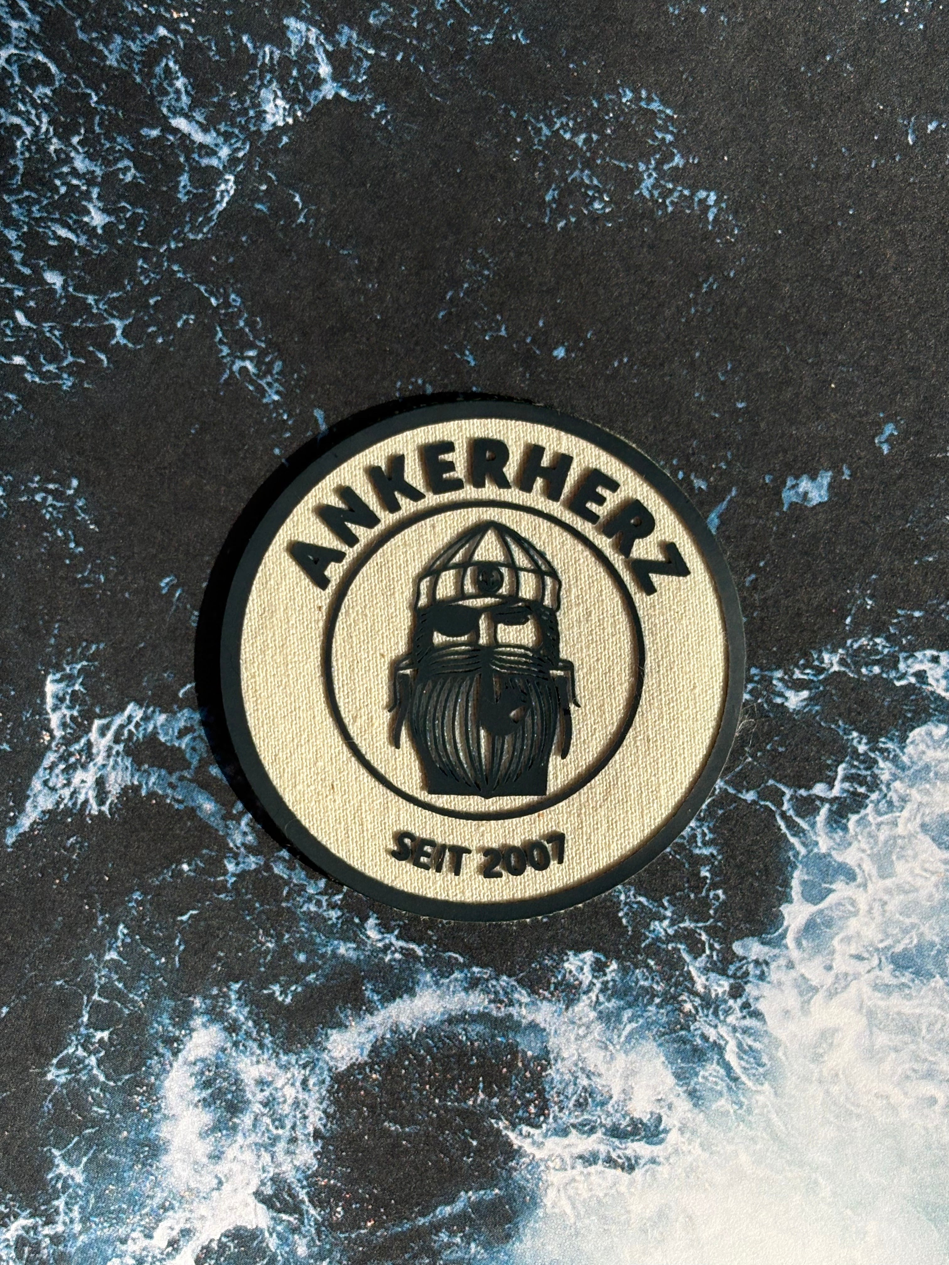 Ankerherz Klebepatch — Seemann