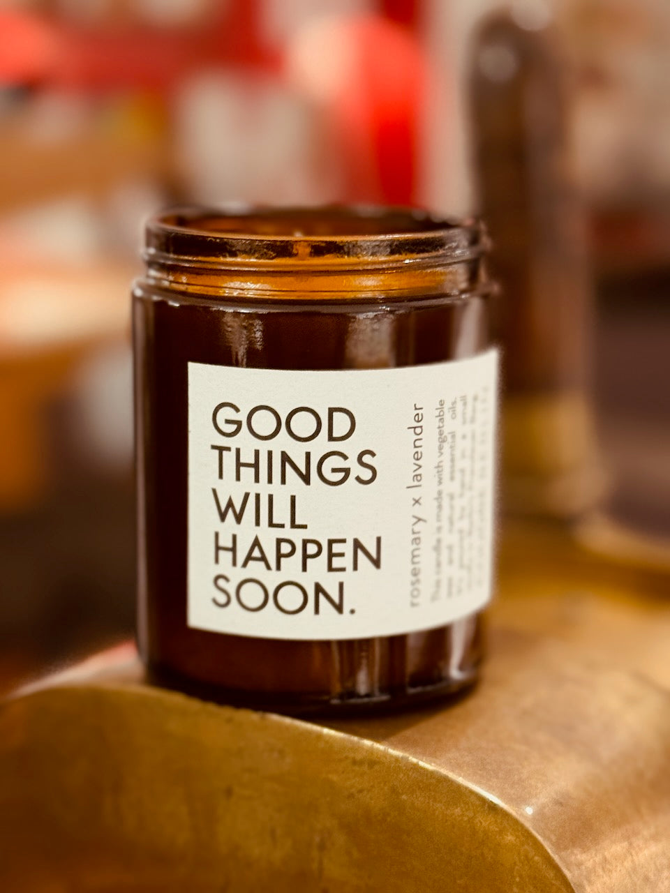 Duftkerze Good things Rosmarin x Lavendel