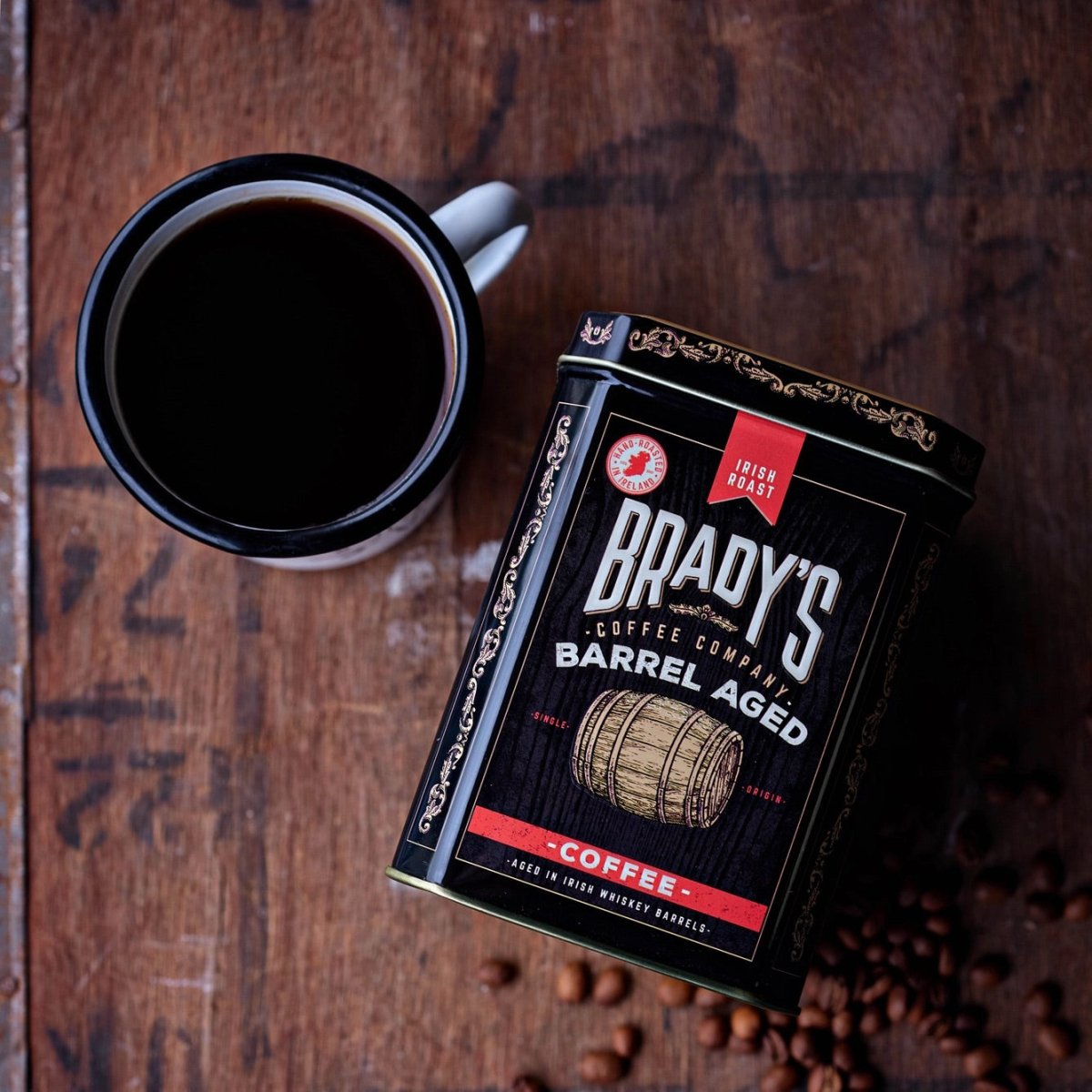 Brady's irischer Whiskey Kaffee aus dem Fass Brady's irischer Whiskey Kaffee aus dem Fass