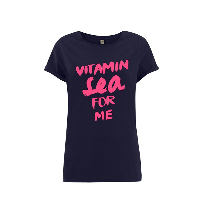Frauen T-Shirt Vitamin Sea for me neon - Ankerherz Verlag