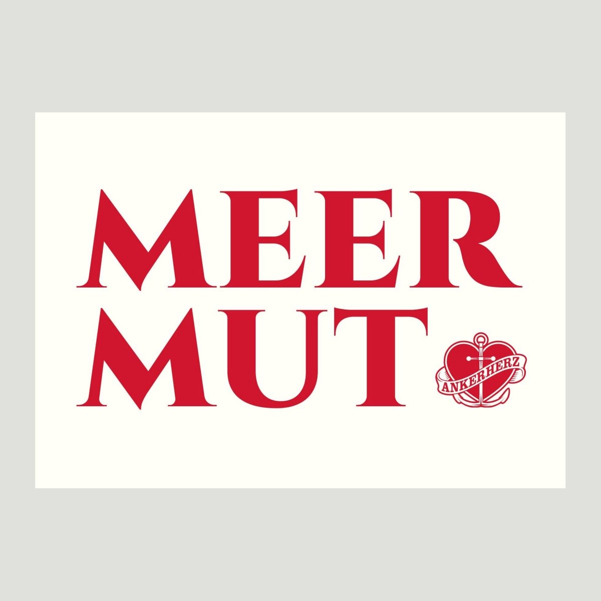 Postkarte Meer Mut - Ankerherz Verlag