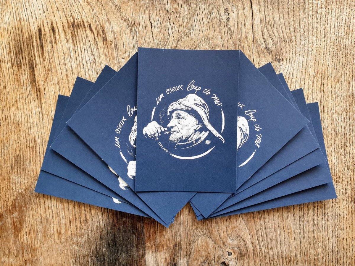 Postkarte Seewolf - Ankerherz Verlag