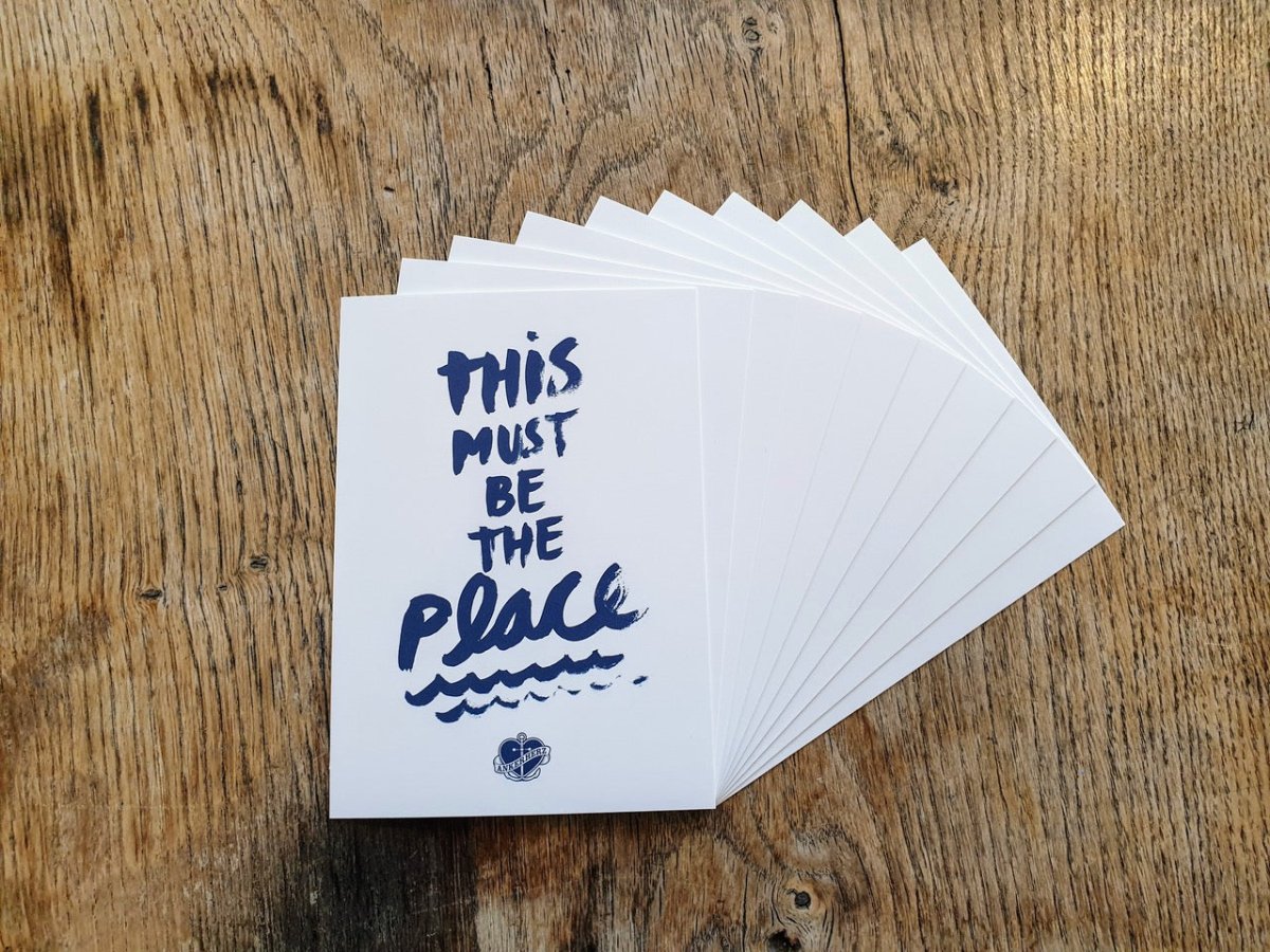 Postkarte This must be the place - Ankerherz Verlag
