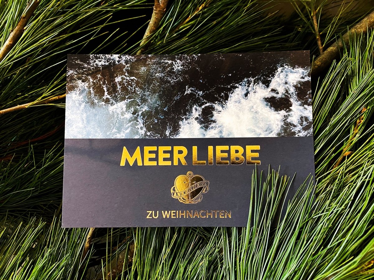Weihnachtskarten - Set MEER LIEBE 6 Karten - Ankerherz Verlag