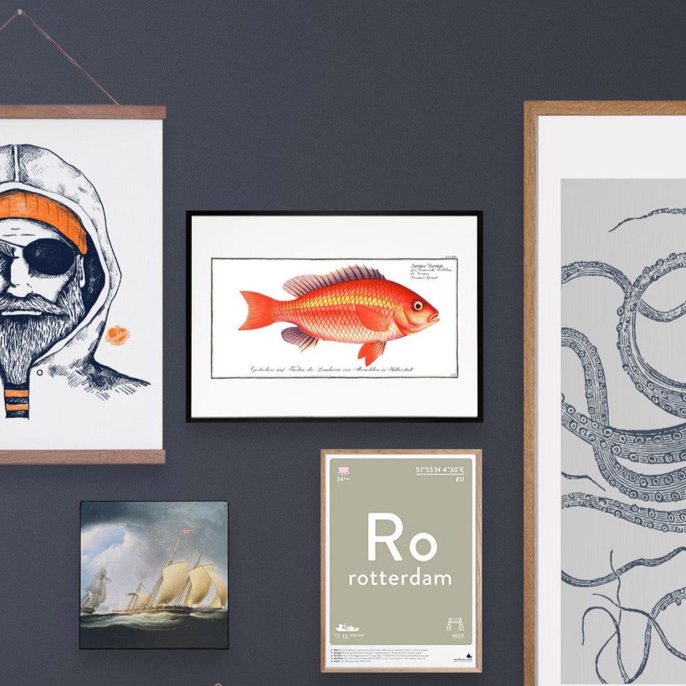 Kunstdruck Goldfisch | ankerherz.de