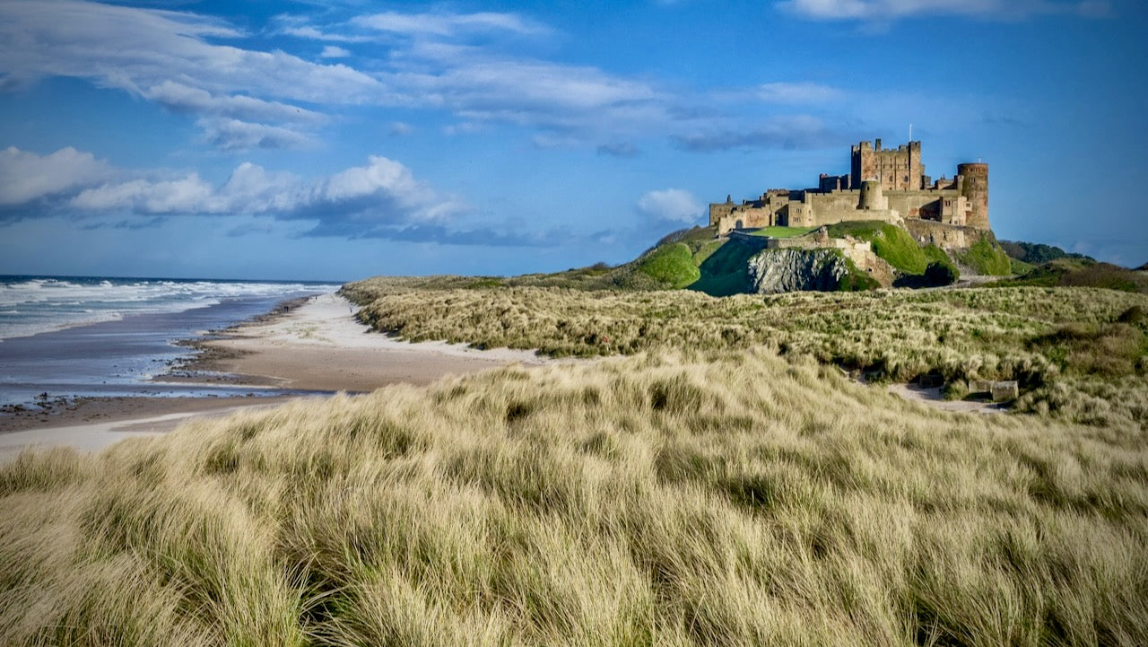 Bamburgh Castle - die mächtige Burg am Strand von Northumberland. Blog von Ankerherz