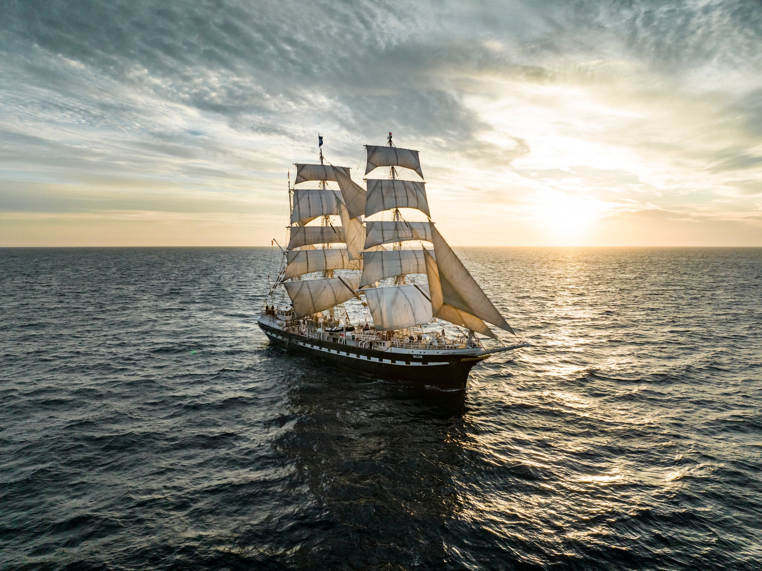 Dreimaster Belem auf See