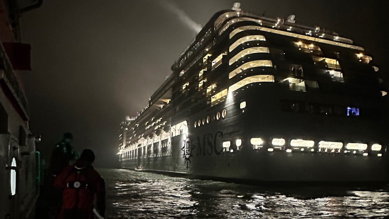 Nachteinsatz für erblindete Passagierin auf Kreuzfahrtschiff