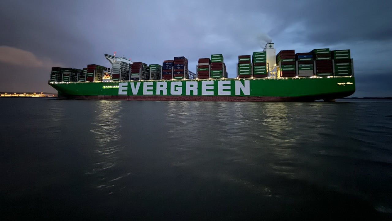 Großcontainerfrachter von Evergreen
