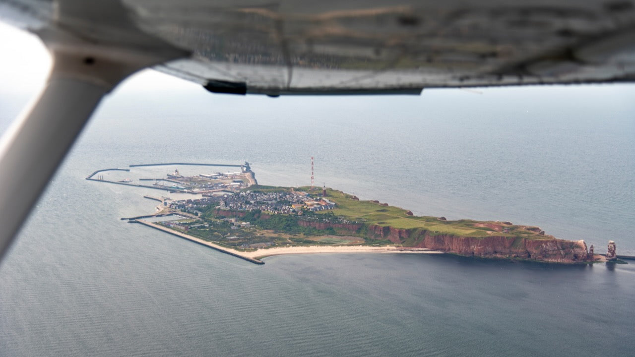 Helgoland aus der Luft. Foto: Adobe Stock