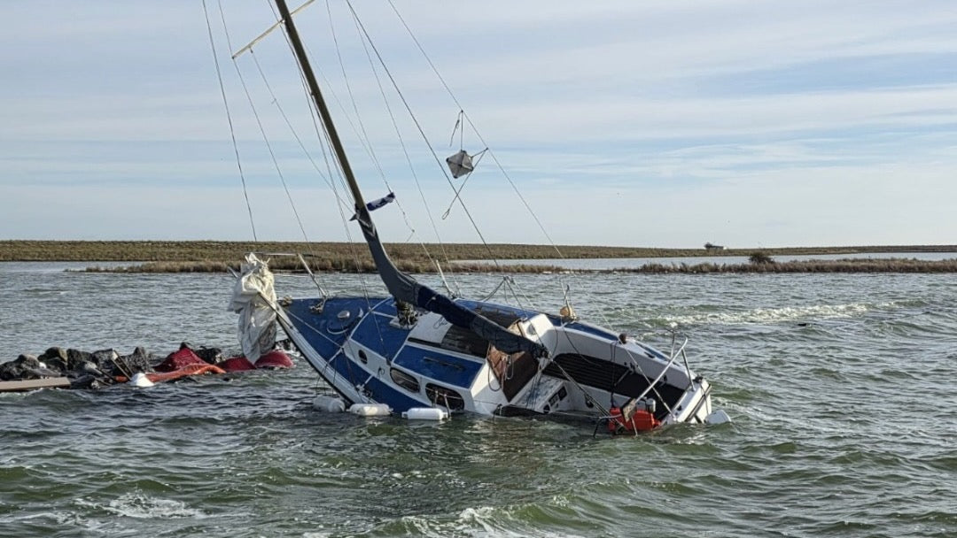 Das Boot des Seglers. Foto: KNRM Andijk