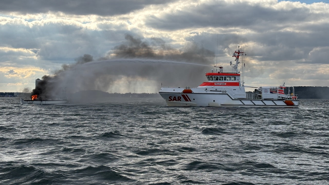 Seenotretter Einsatz vor Travemünde