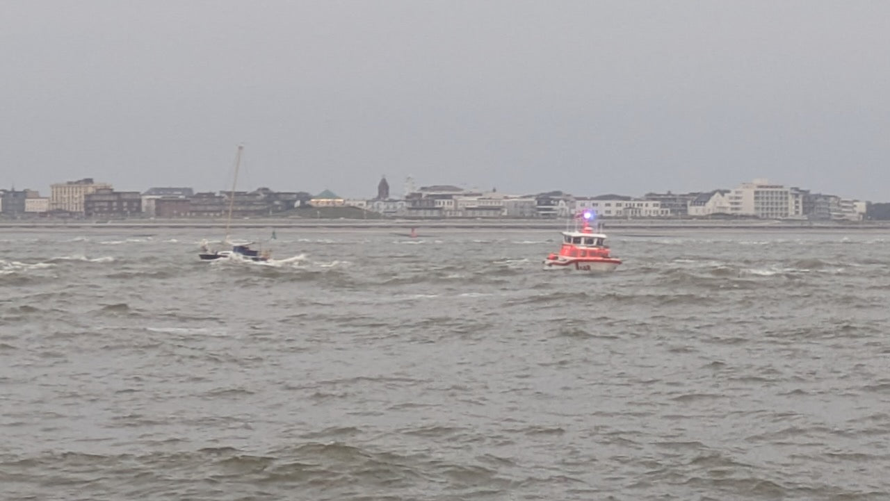 Einsatz vor Norderney. Foto: Seenotretter