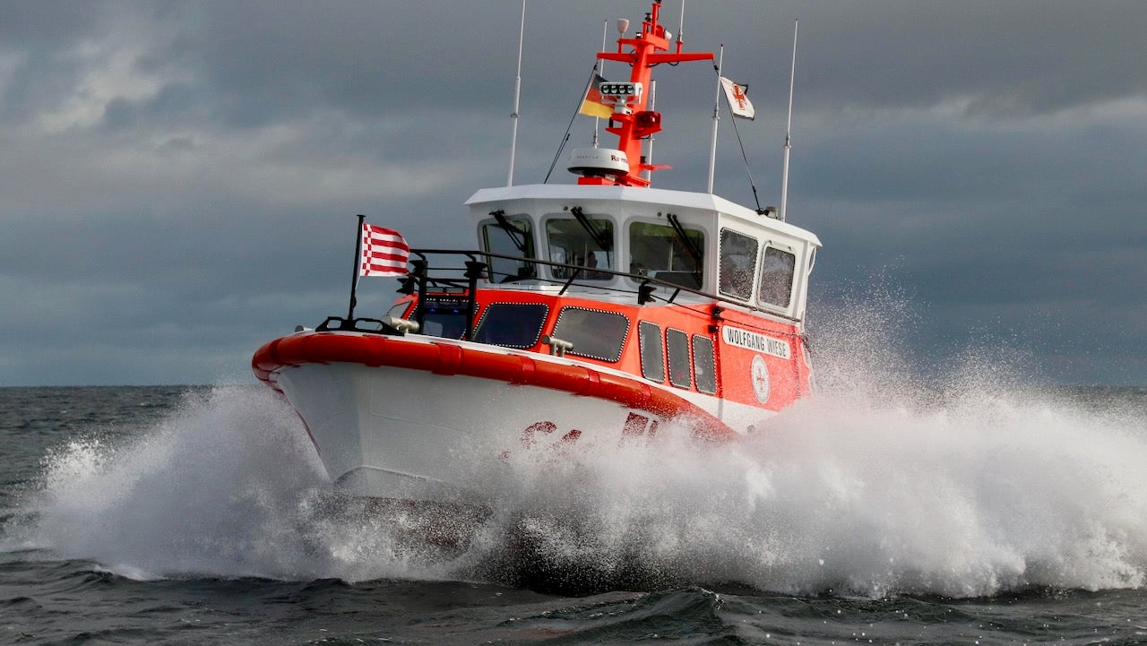 Dramatische Rettung in Wismarbucht. Foto: Seenotretter Felix Kersten