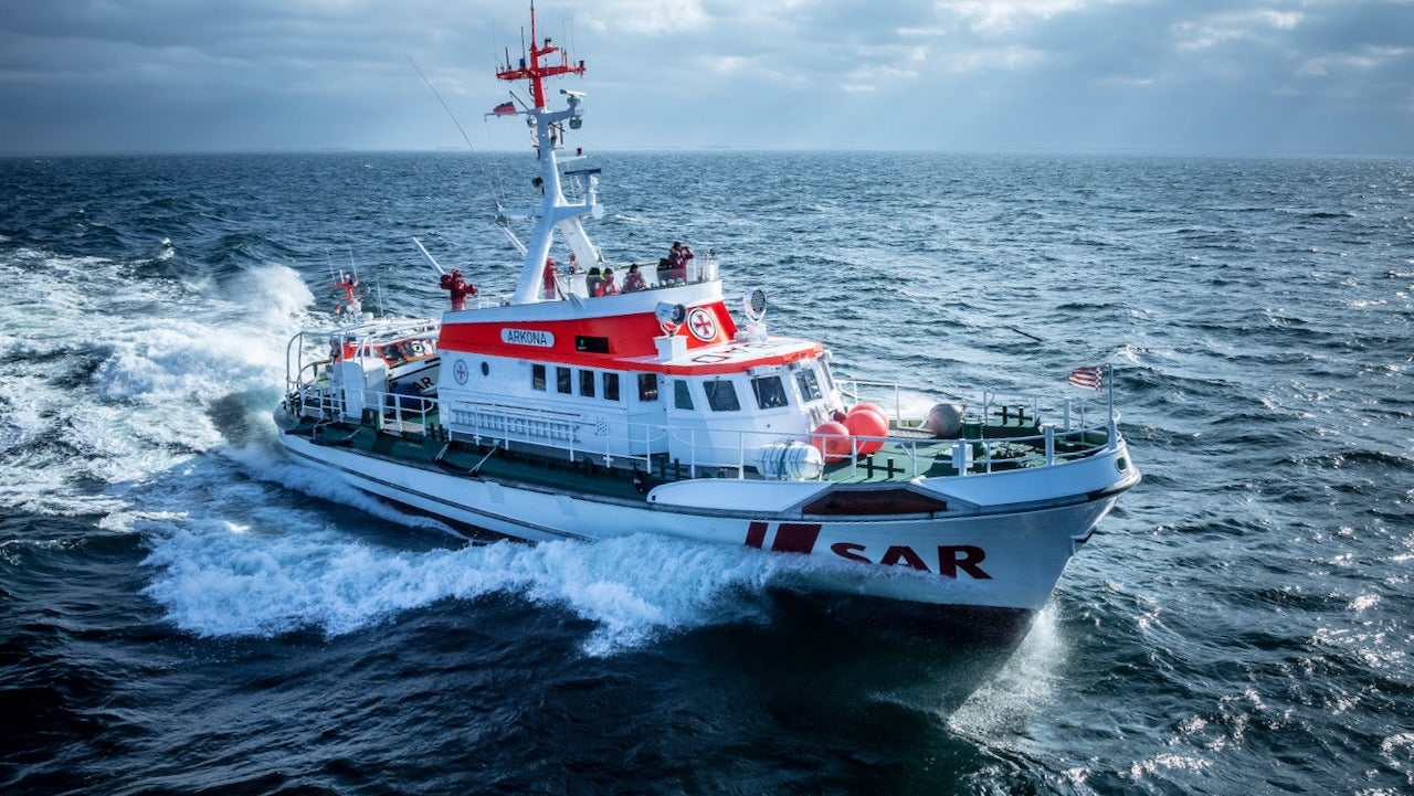 Schwer verletzter Seemann auf Hochseeschlepper "Baltic"