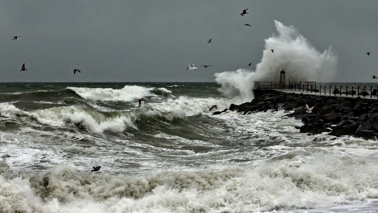 Sturm über der Nordsee