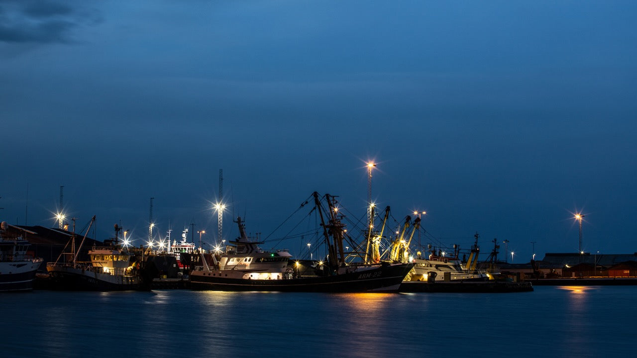 Hafen von Hanstholm in Dänemark