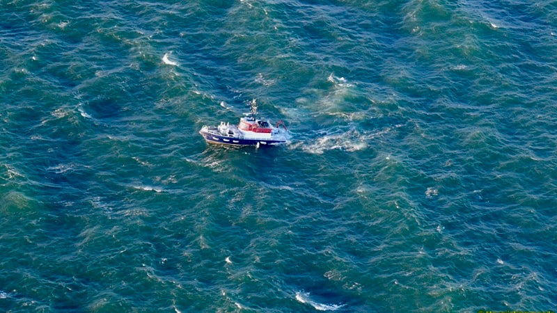 Sea Dagger sinkt vor Sylt. Foto: Havariekommando