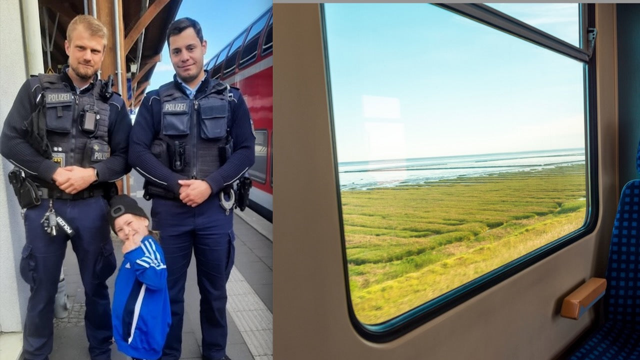 Vierjähriger alleine im Zug von Westerland nach Hamburg