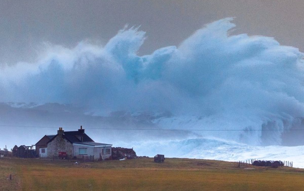 Das ist kein Photoshop-Gedöns – die Riesenwelle von Shetland - Ankerherz Verlag