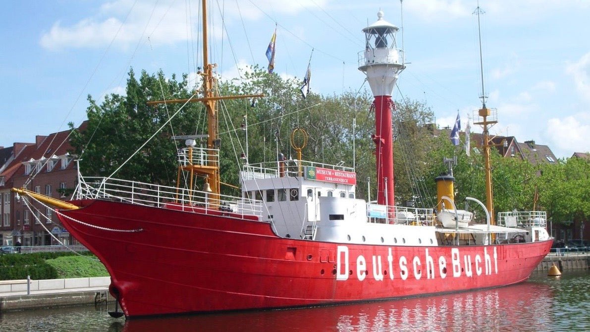Emden: Feuerschiff Amrumbank nach Sabotage in Werft - Ankerherz Verlag