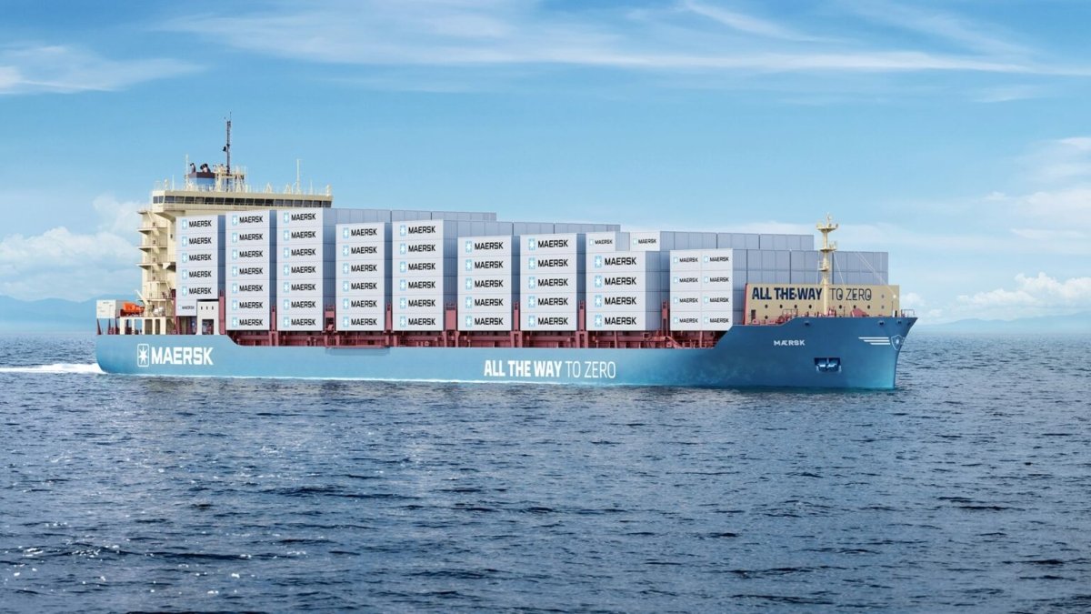 Grünes Methanol: Maersk feiert Stapellauf des weltweit ersten Frachters - Ankerherz Verlag