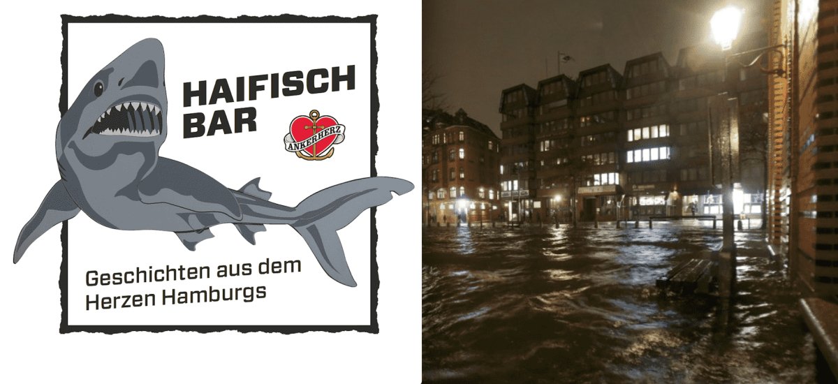 Haifisch Bar Geschichten – Sturmflut mit Schlauchboot - Ankerherz Verlag