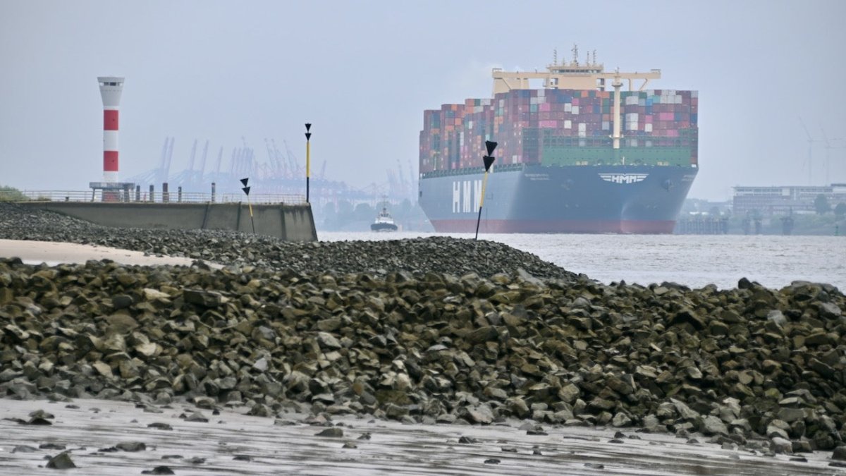 HMM Algeciras: Einer der größten Frachter der Welt in Hamburg erwartet - Ankerherz Verlag