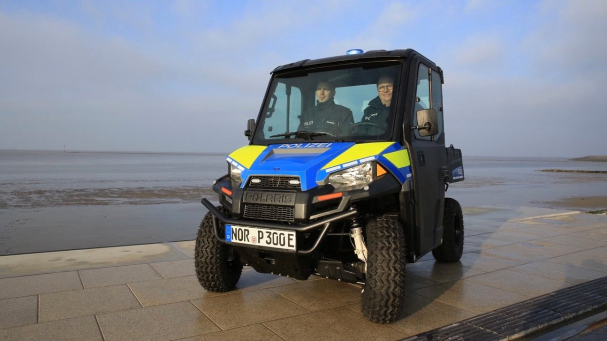 Inselpolizei von Juist setzt auf Elektro-Quad - Ankerherz Verlag