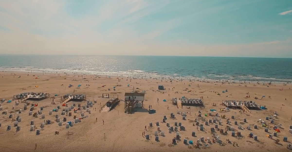 Sommertraum: Sankt Peter-Ording aus der Luft - Ankerherz Verlag