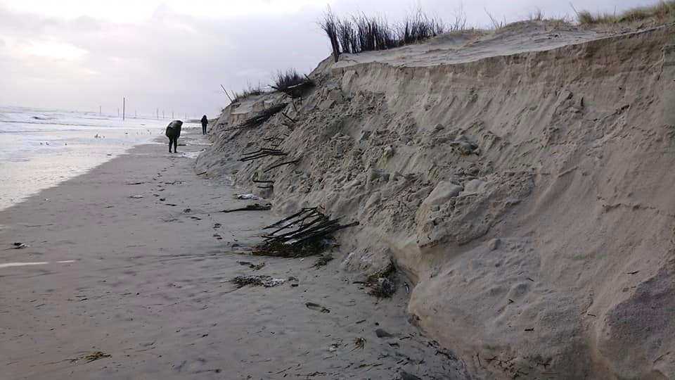 Sturmflut spült den Hauptstrand von Wangerooge weg - Ankerherz Verlag