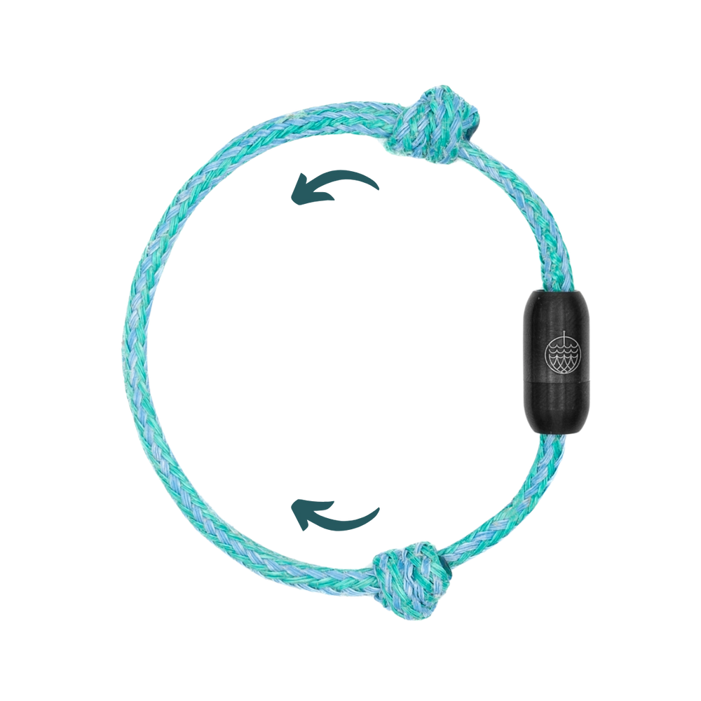 North Sea Armband aus Fischernetzen