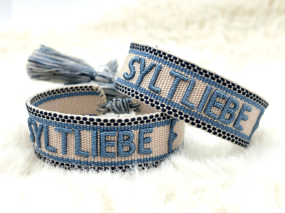SYLTLIEBE Armband gewebt, bestickt 