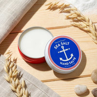 Handbalsam mit Meersalz in hübscher Dose