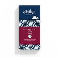 Skelligs Frucht- und Nussmilchschokolade