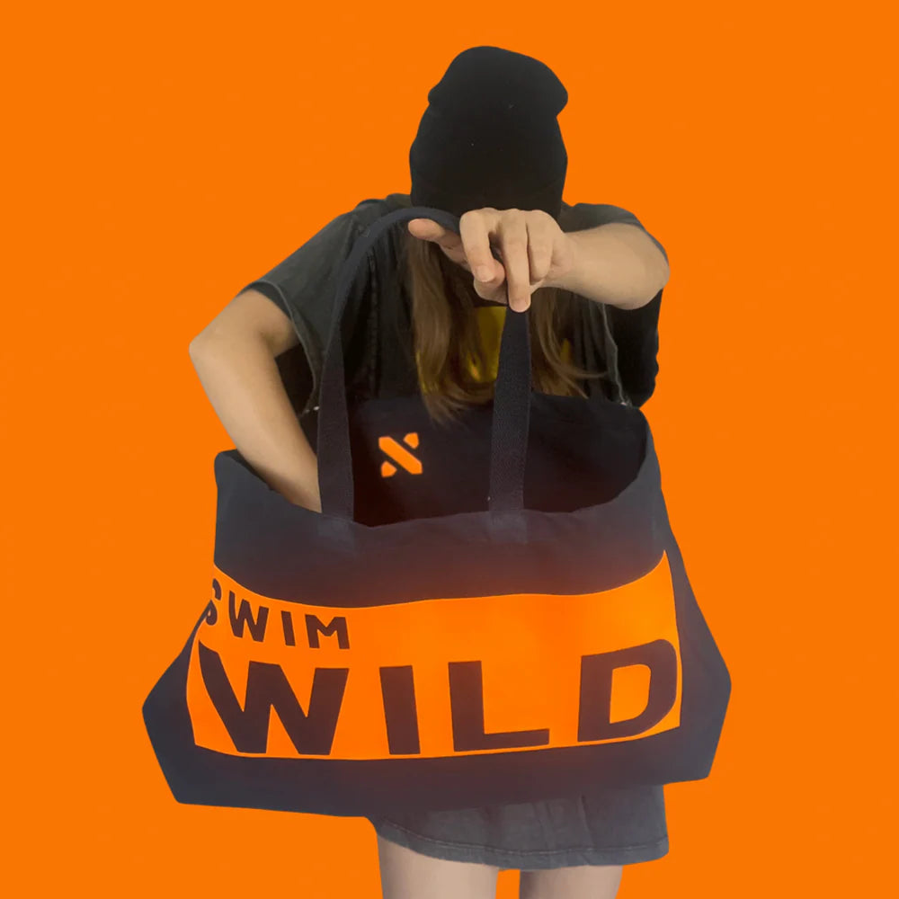 Jumbo Strandtasche Swim Wild aus Cornwall