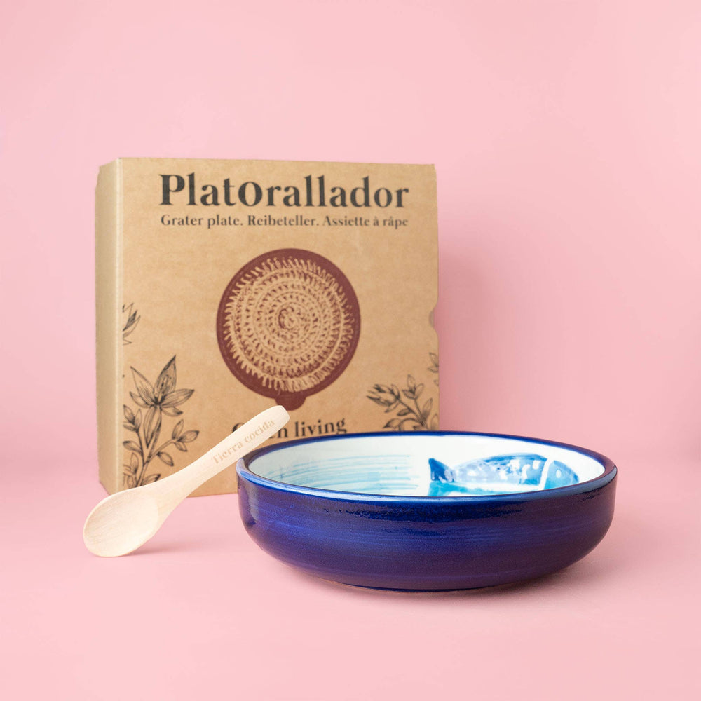 Keramikreibe-Teller Thunfisch