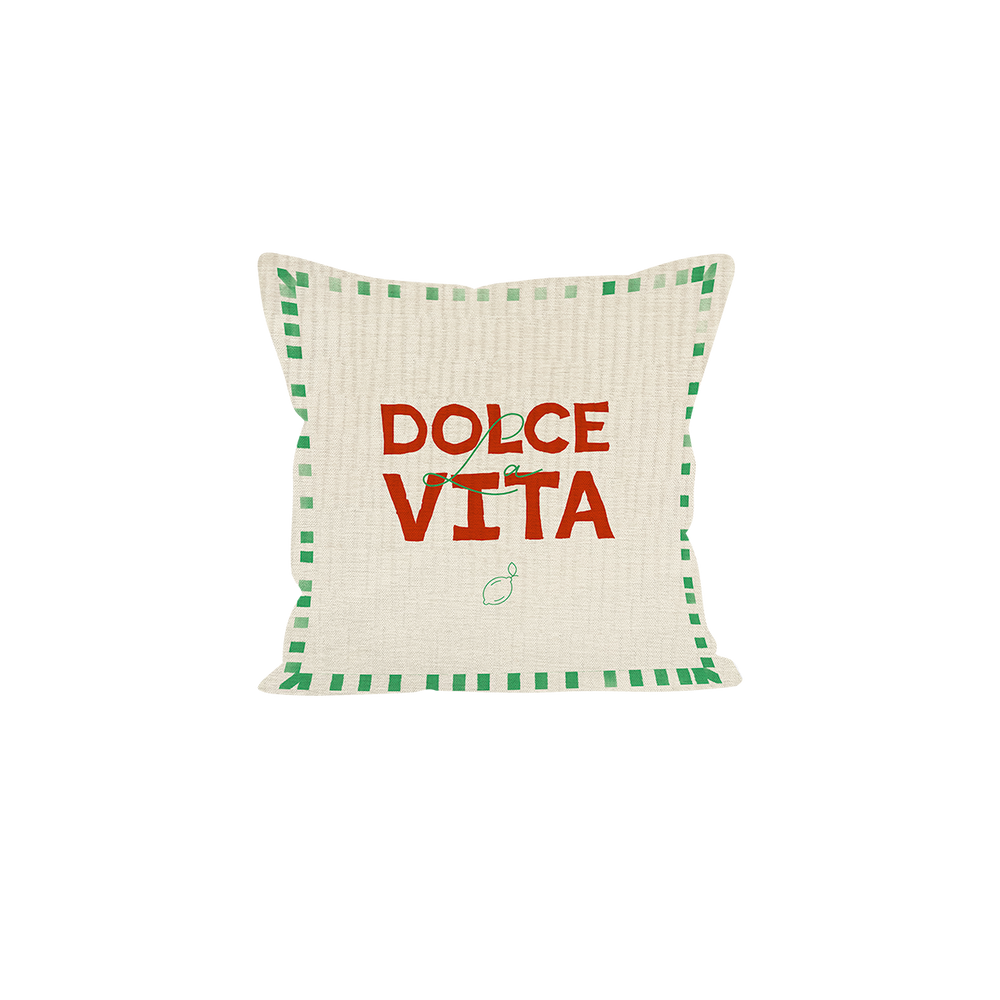 Kissen Dolce Vita aus Frankreich 40x40