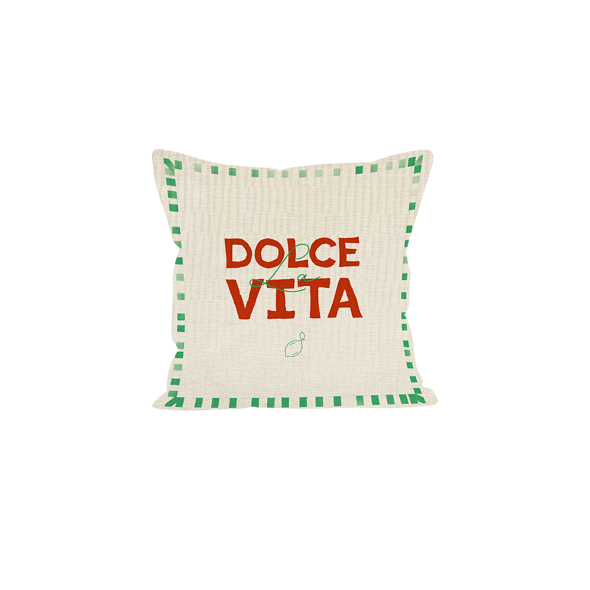 Kissen Dolce Vita aus Frankreich 40x40