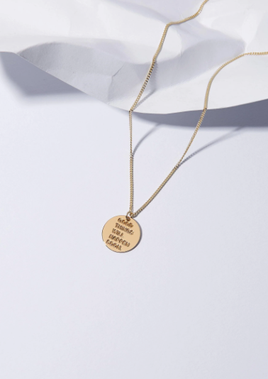 Good Things Will Happen Soon - Kette mit Medaillon