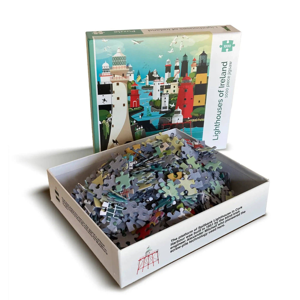 Puzzle Irlands Leuchttürme  - 1.000 Teile  68 x 48 cm
